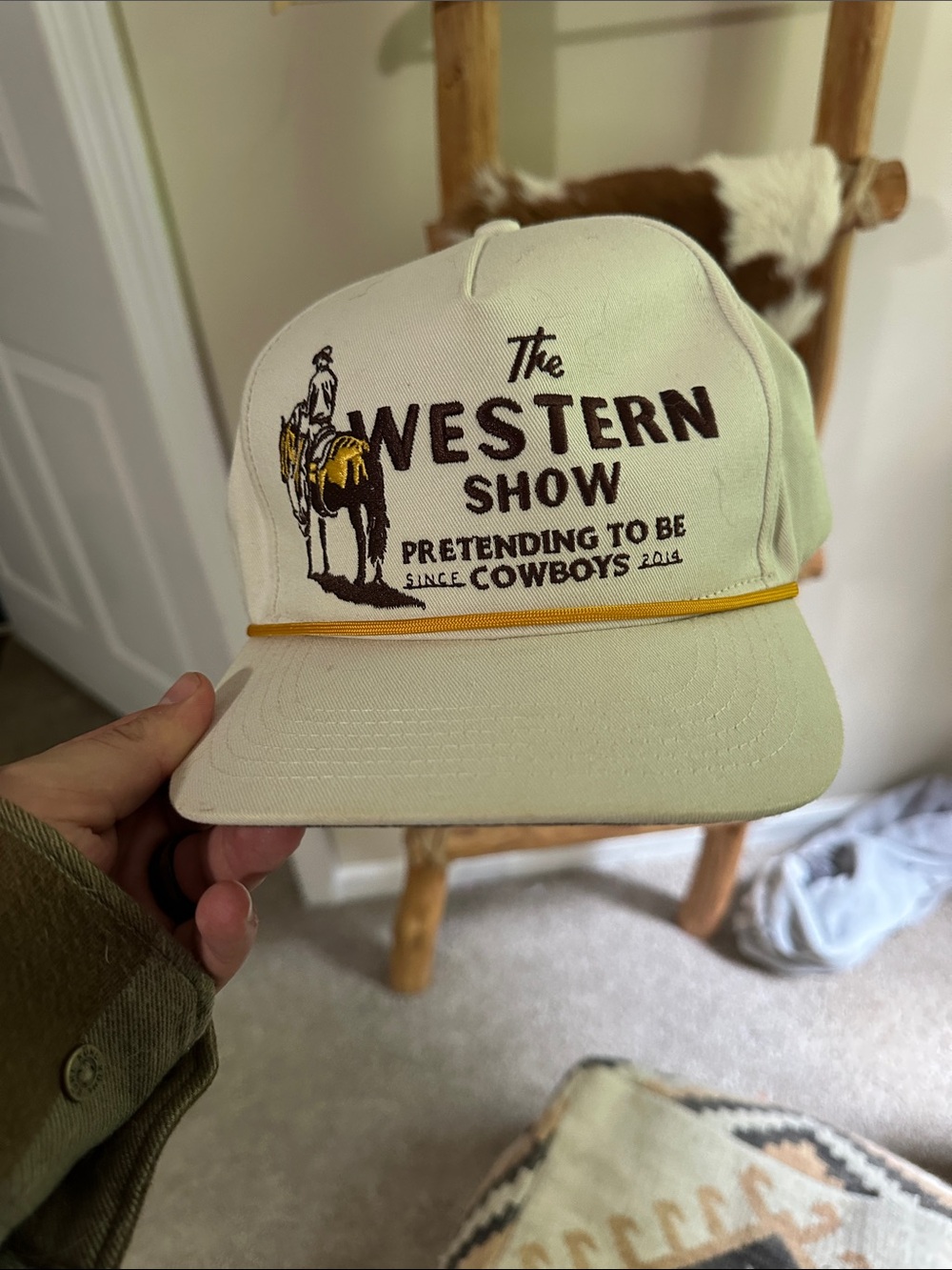 Sendero western cowboy snap back